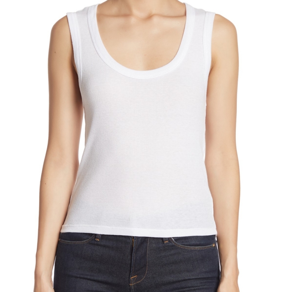 BP. White Sleeveless Tank
